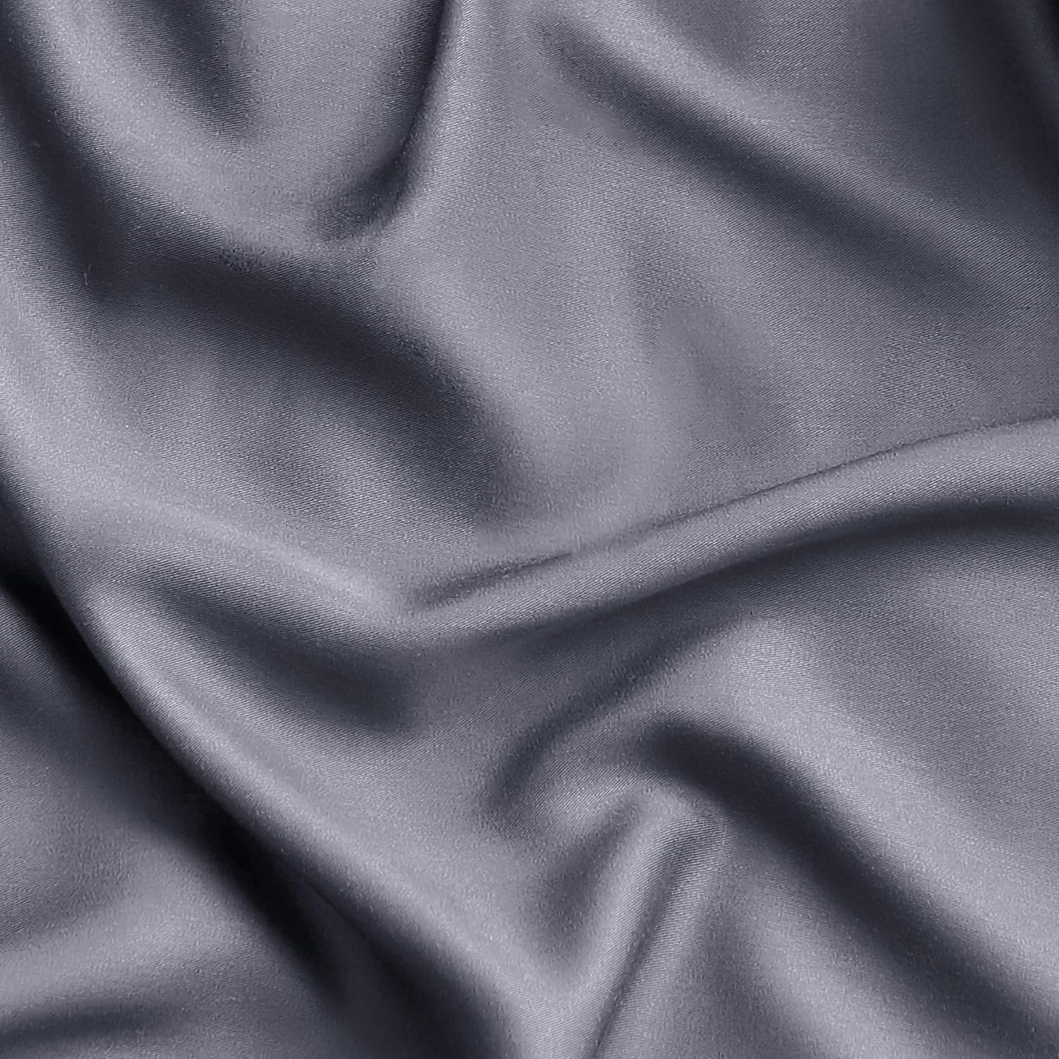 Bedsure Queen Cooling Sheet Set – Bamboo-Derived Rayon, Breathable & Silky Soft Bed Sheets, Deep Pocket 16″, Hotel Luxury Bedding for Hot Sleepers (Dark Grey) - Image 9