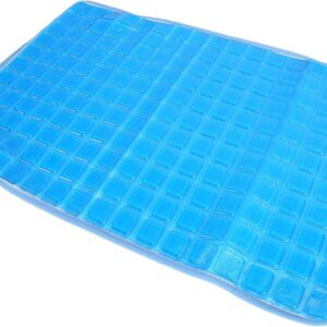 Focket Pillow Cooling Pad, Soft Comfort Gel Pillow Cooling Mat Summer Foldable Ergonomic Pillow Cooling Cushion for Home, Beauty Salon, Reduce Fevers, Migraines, Hot Flashes, Night Sweats