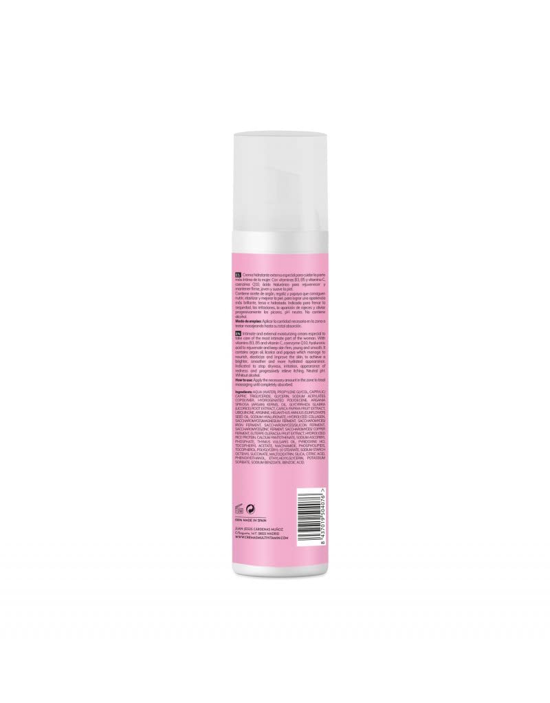 Intimate Feminine Moisturizing Cream for Vulva and Vaginal Dryness Relief Hydrating Soothing Balm with Hyaluronic Acid Collagen Natural pH Balance Hormone-Free Daily Care for Women 100ml/3.4 fl oz - Image 2