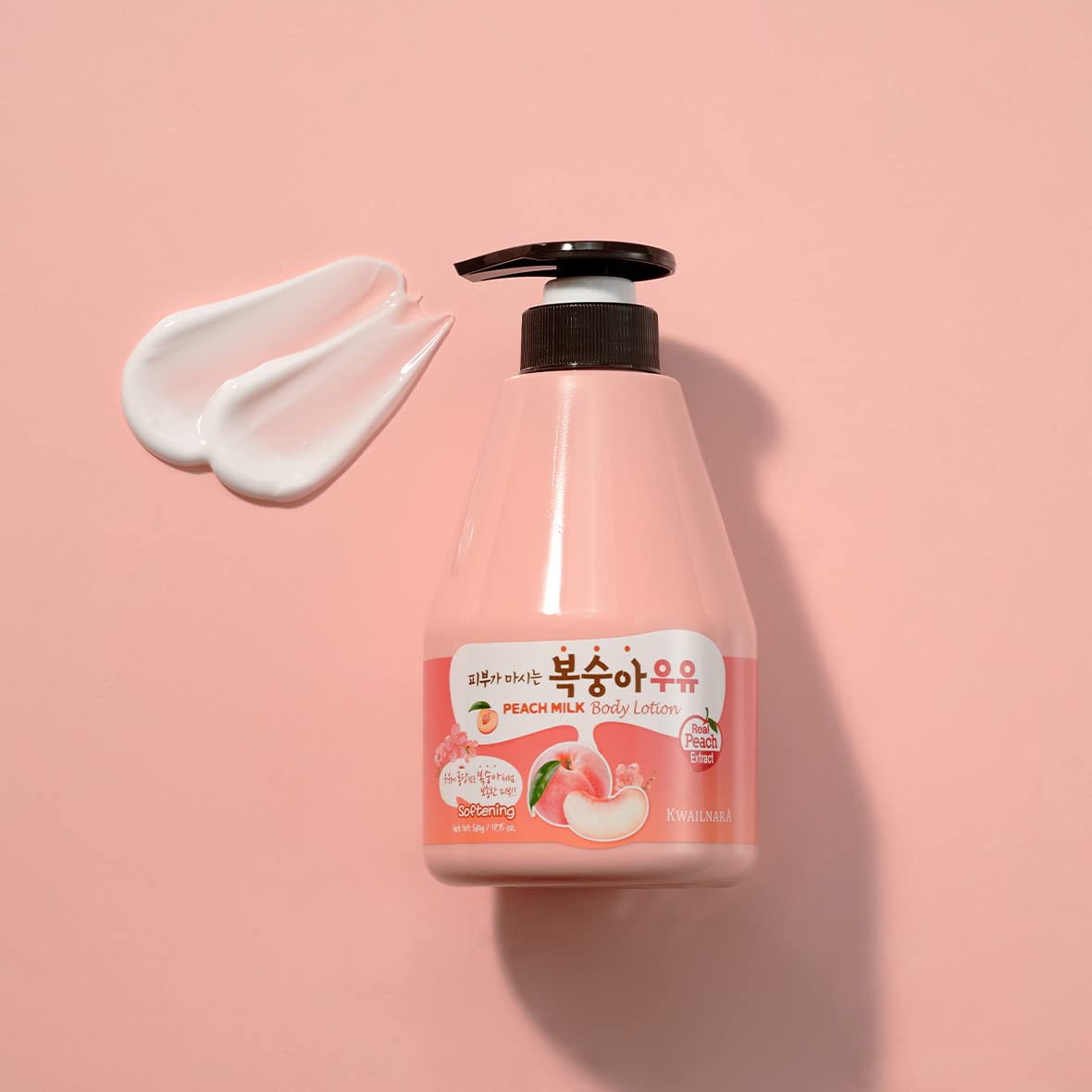 WELCOS KWAILNARA Peach Milk Body Lotion (19.75 Fl Oz) – Korean Body Lotion for Smooth & Soft Skin | Milk Protein, Royal Jelly, & Peach Extract for Radiant Skin | Paraben-Free & Non-Greasy - Image 6