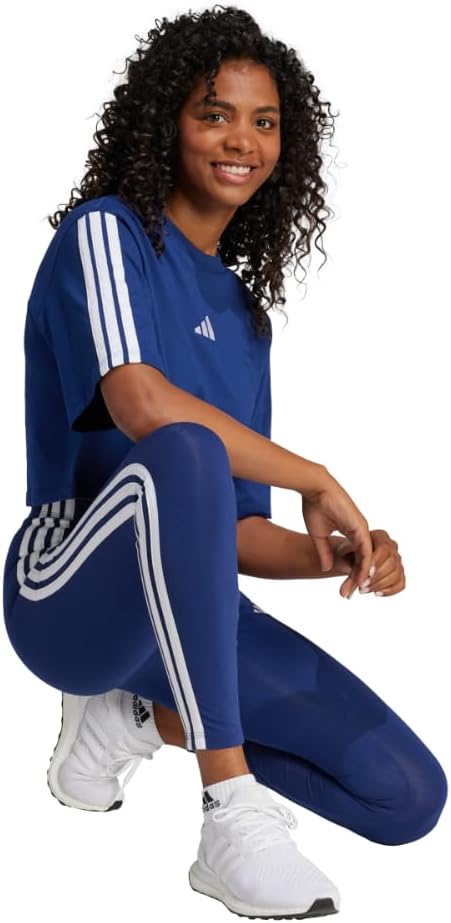 adidas Women's Essentials 3-Stripes Cotton Leggings - Image 6