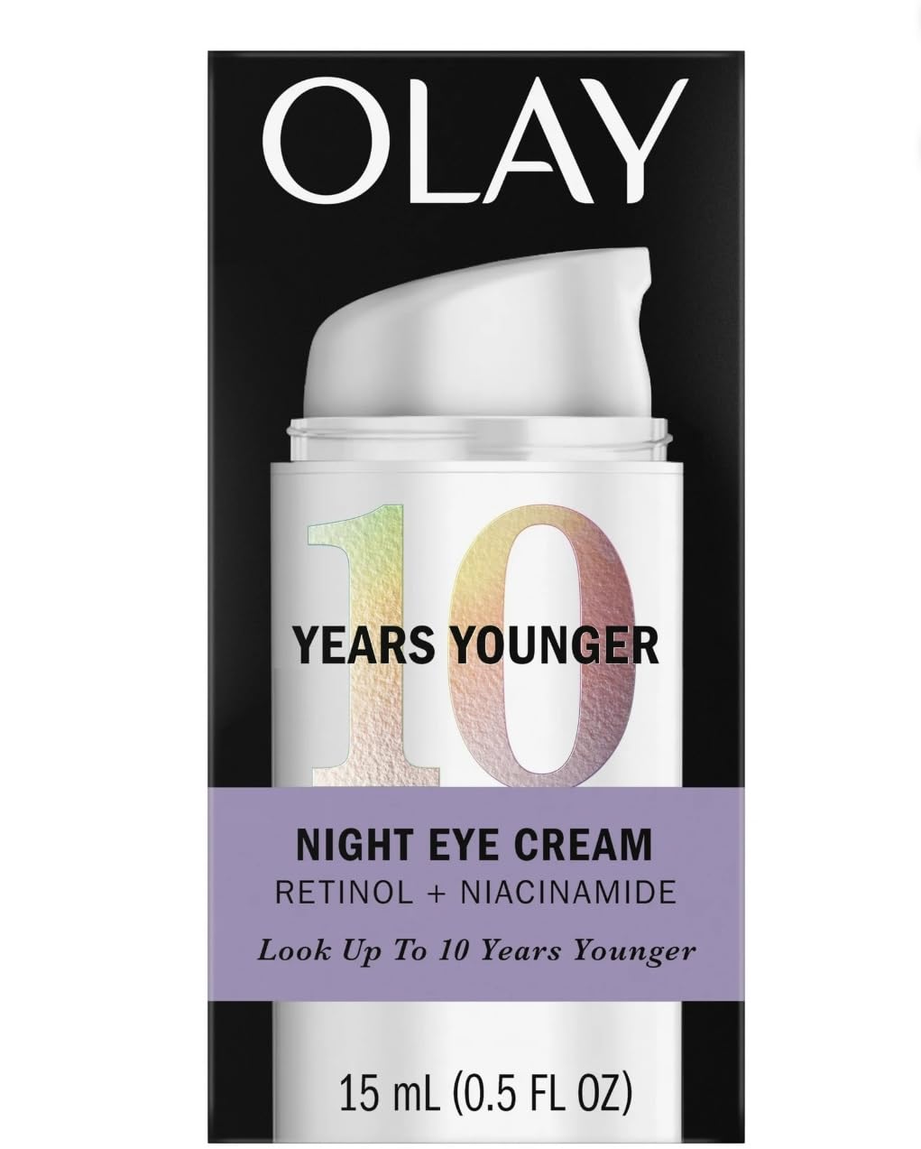 Night Eye Cream for Younger Look | Retinol & Niacinamide by Olay