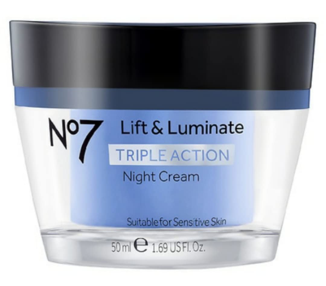 No7 Lift and Luminate Triple Action Face Cream - Day and Night Bundle - 1.69 fl oz Each - Hypoallergenic Day and Night Cream by No 7 - SPF 30 in Day Cream - Image 5