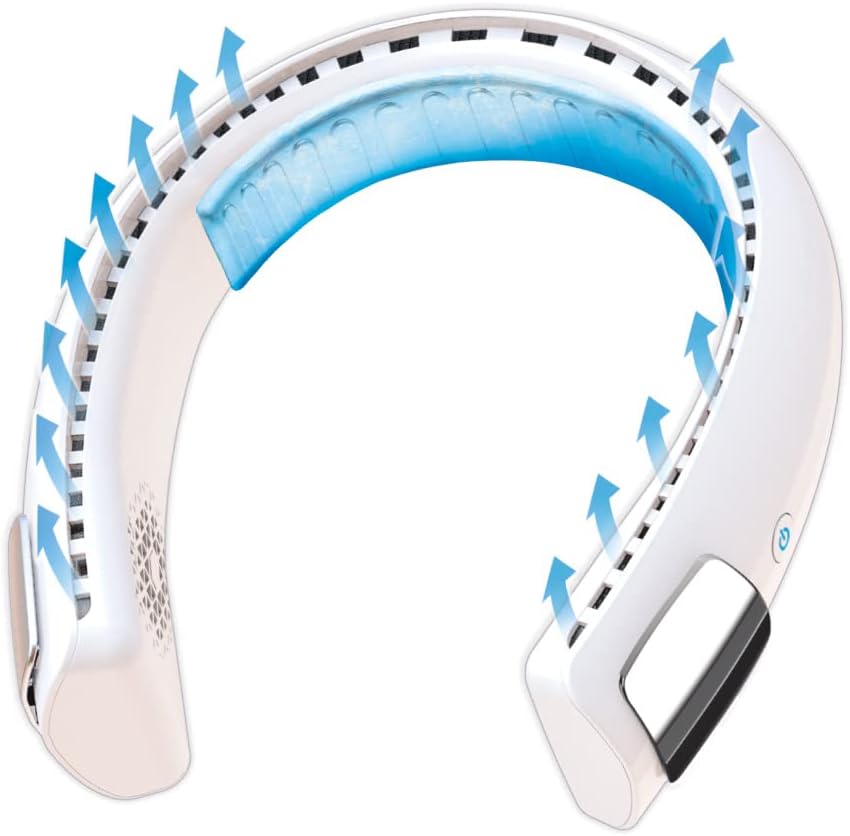 Arctic Air Freedom Ultra Neck Fan, Wearable 3-Speed Neck Cooler, Small Fan for Outdoor & Indoor Use, USB-Rechargeable Fan with 6-Hour Battery Life, Lightweight & Compact - Image 9
