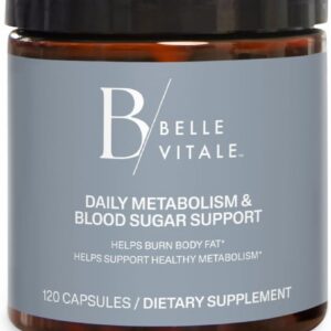 BODi Belle Vitale Daily Metabolism Support – Helps Support Healthy Weight & Fat Metabolism with Sinetrol, Chromax & Reducose, 120 Capsules