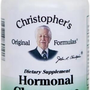 Christopher's Original Formulas Hormonal Changease Formula – 450 mg – 100 Vegetarian Capsules – Herbal Menopause Support