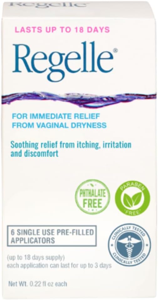 6 Pack - Immediate Relief from Vaginal Dryness
