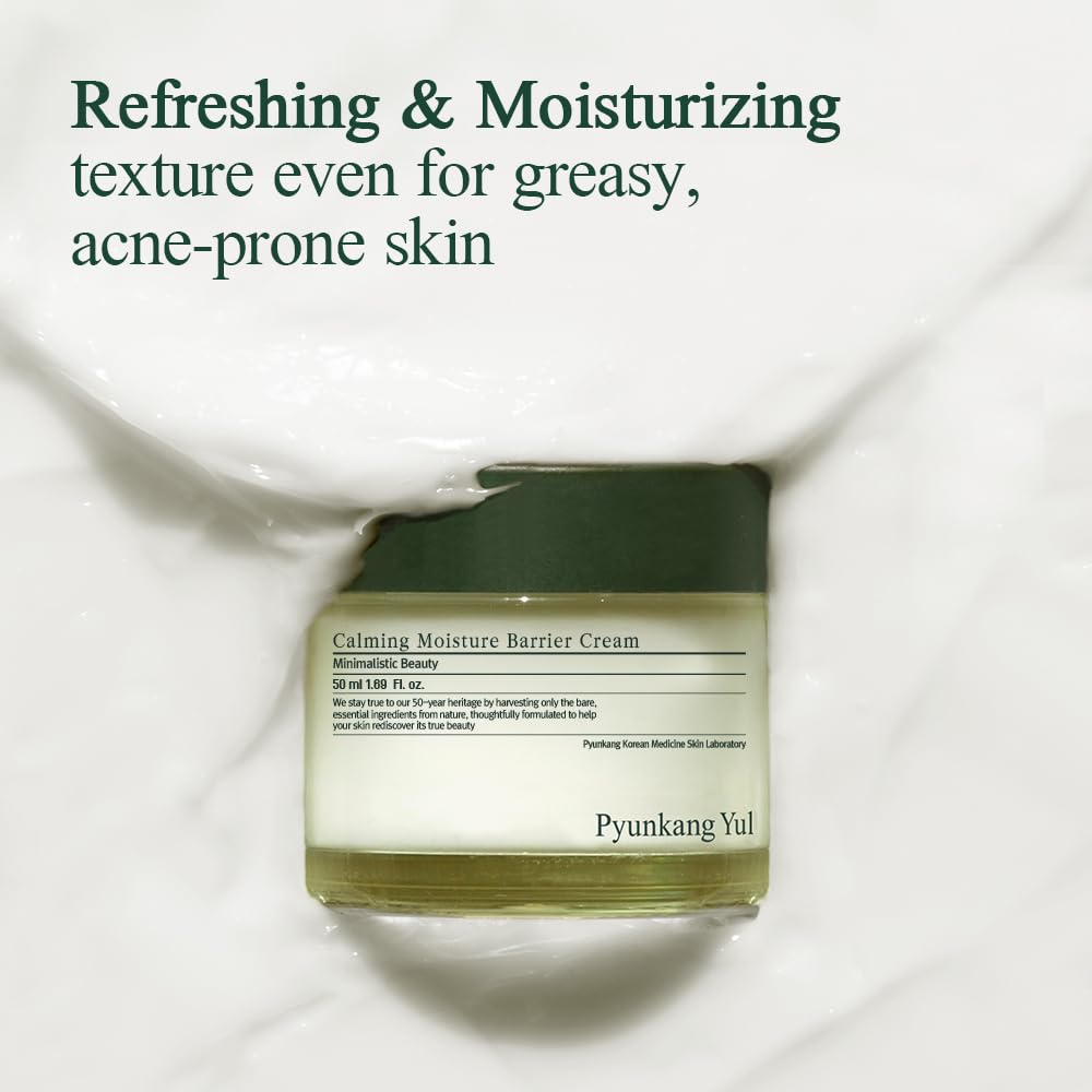 Pyunkang Yul PKY Calming Moisture Barrier Cream Instantly Soothes Sensitive Skin, Hyaluronic Acid & Ceramide for Hydration, Vegan, Korean Skincare (1.69 Fl. Oz, 50ml) - Image 8