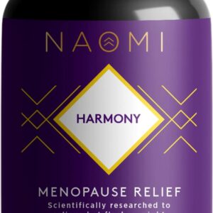 NAOMI Harmony - Patented EstroG-100® for Menopause Support - Non-Estrogenic Hot Flash, Night Sweat & Sleep Comfort - Hormone-Free Botanical Formula, Non-GMO, Vegan, 1-Capsule Daily, 30-Day Supply