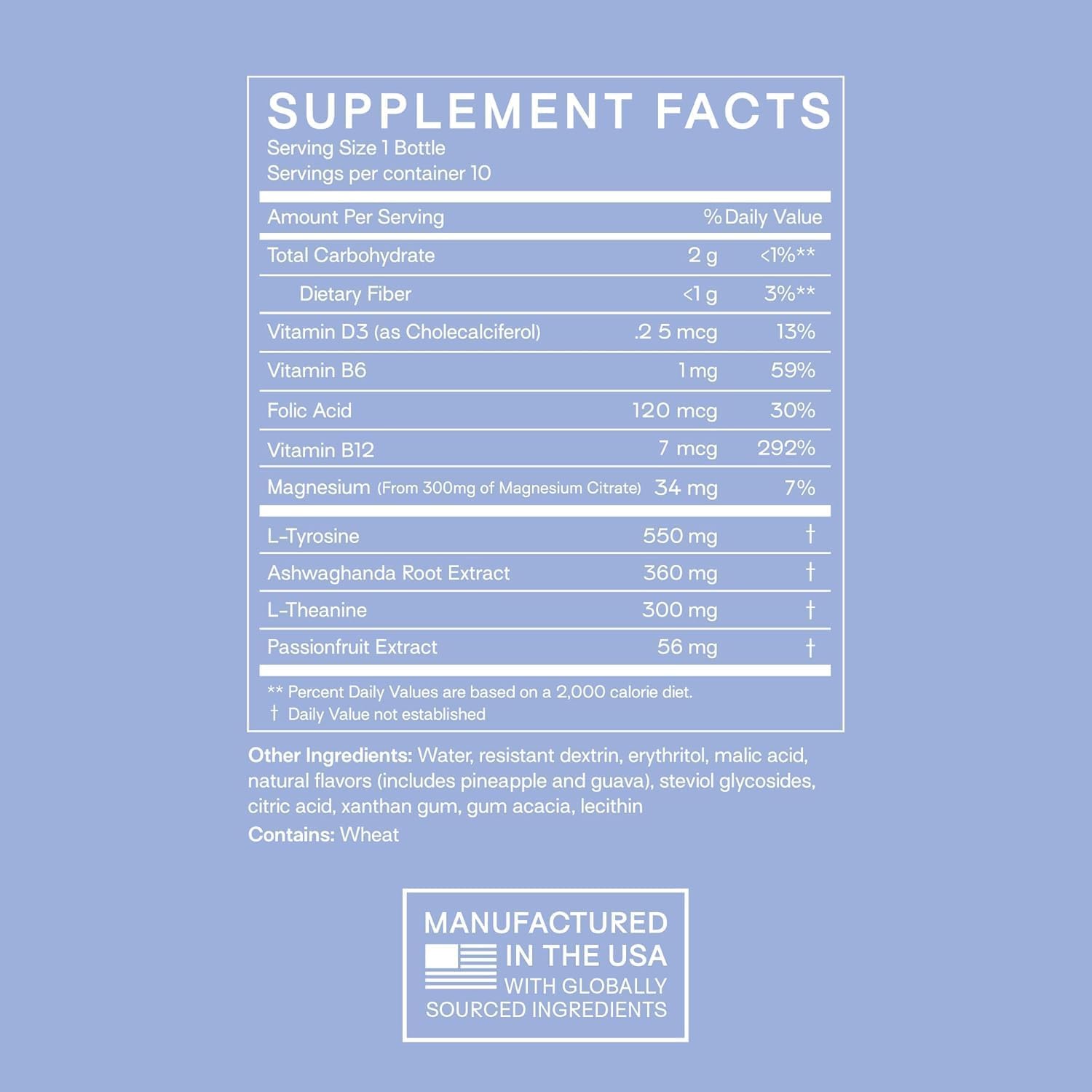 Happy Aging Cortisol Support for Women – Stress Relief & Mental Clarity with Ashwagandha, L-Theanine, L-Tyrosine, Magnesium Sulfate, Vitamin D3 & B6 Sugar-Free – 10 Ready-to-Drink Shots - Image 2