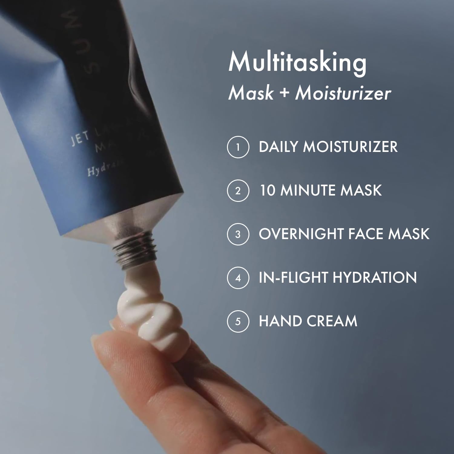 Summer Fridays - Jet Lag Mask, Hydrating, Nourishing Face Mask with Antioxidants (2.25 Oz - Full Size) + Super Amino Gel Cleanser - Vitamin E, Vegan - Gentle, Daily Face Wash - All Skin Types (5 Oz) - Image 5