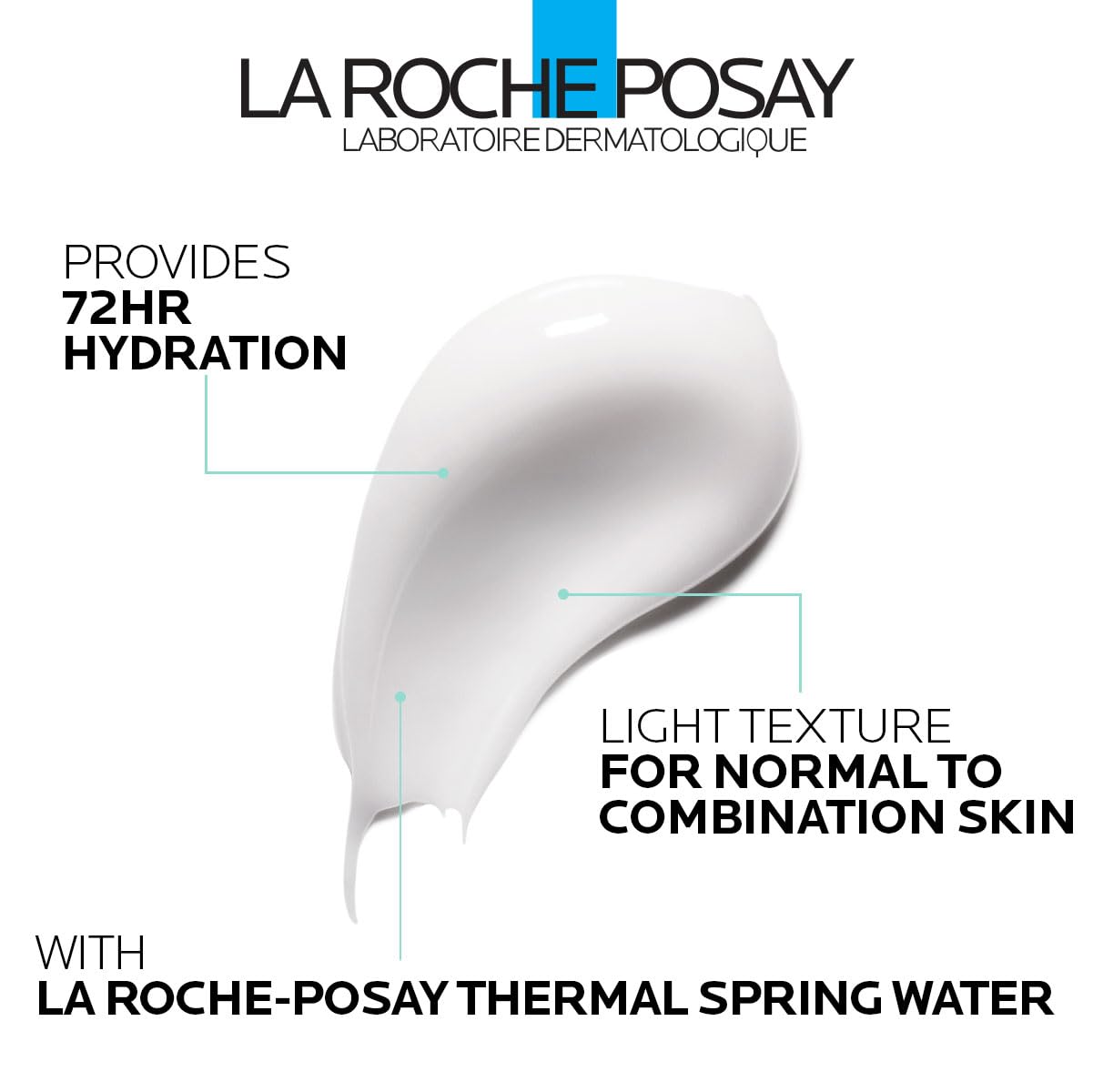 La Roche-Posay Hydraphase HA Light Face Moisturizer, Hyaluronic Acid Face Moisturizer with 72HR Hydration, Oil Free & Non-Comedogenic, 50 ML, 1.69 fl. oz. - Image 3