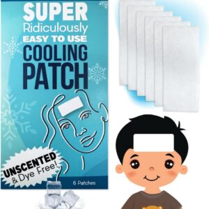 Unscented and Dye Free - 22 Elevate Lab Cooling Patches – Portable Soft Gel Pads for Refreshing Comfort & Temperature Relief – Air-Activated Reusable Design – 6 Count