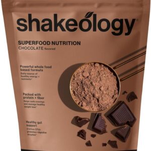 BODi Shakeology 0g Added Sugar Whey Protein Powder Blend, Gluten-Free Shake with Vitamins and Minerals – Helps Support Healthy Weight Loss, Lean Muscle, Gut Health – Chocolate, 30 Servings