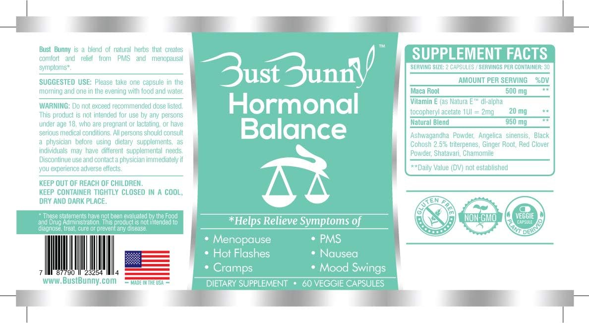 Hormone Balance for Women | Menopause and PMS Relief | Hot Flashes Menopause Relief | Vegan-Friendly - Image 6