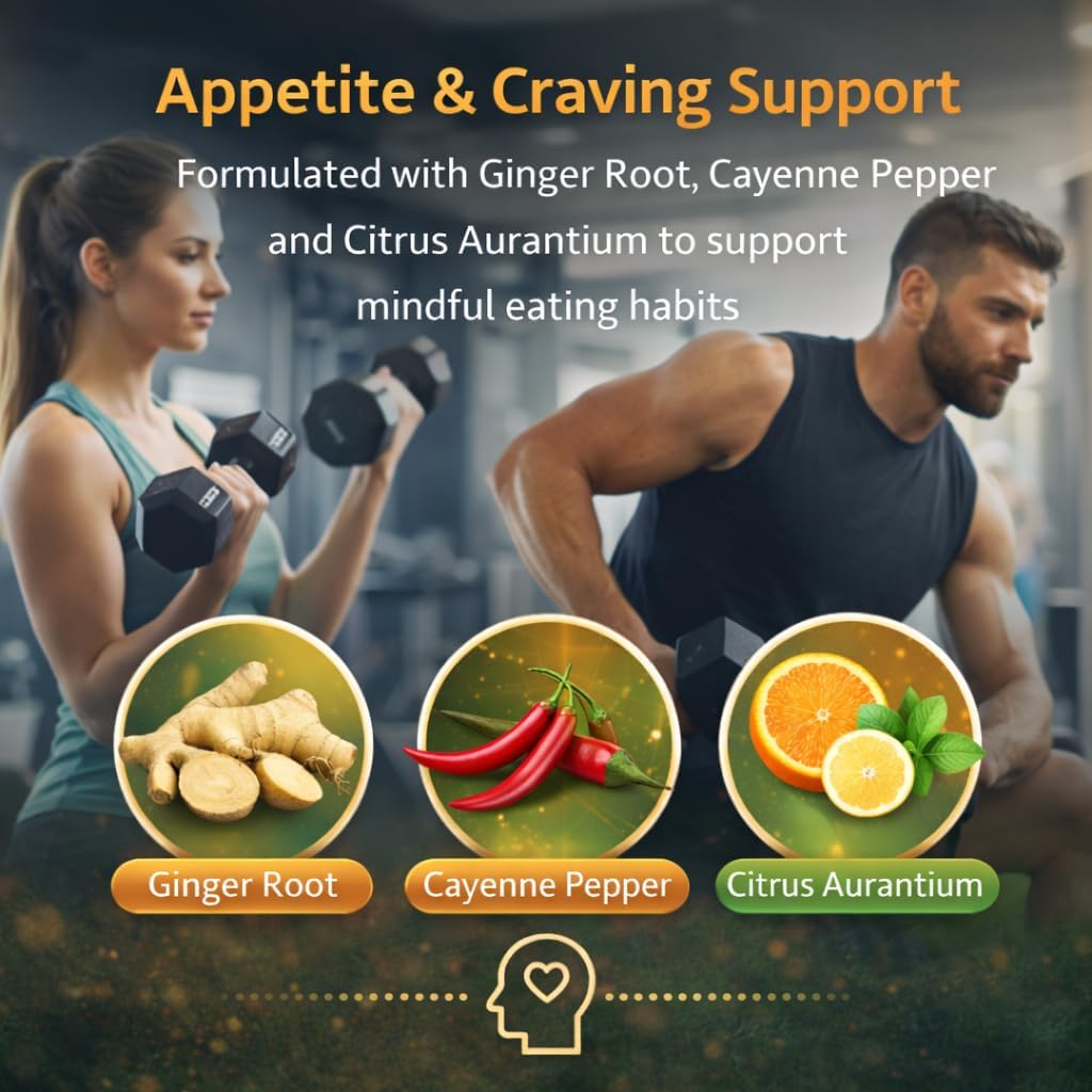 Pure Shape – Energy & Metabolism Support Supplement with Caffeine, L-Theanine & Green Tea Extract – Appetite Support Formula for Men & Women – 120 Capsules - By Haidy Cruz - Image 5
