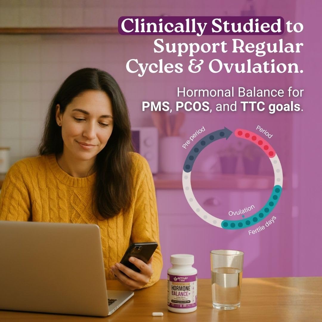 Activa Labs+ Hormone Balance for Women | Boost Energy, Mood, Libido and Focus | Supports Cycle&Menopause Comfort | Gluten, Soy&Lactose Free | 30 Day Supply - Image 3