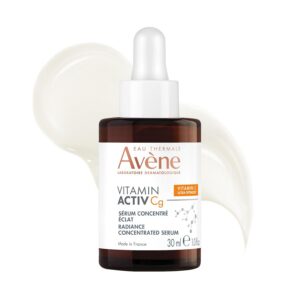 Avène Vitamin Activ Cg Radiance Concentrated Serum, Radiance Boosting Vitamin C Serum - Vitamin Cg + Niacinamide + Bakuchiol, Visbily Reduce Wrinkles, Dark Spots & Fine Lines, Vitamin C Serum for Face