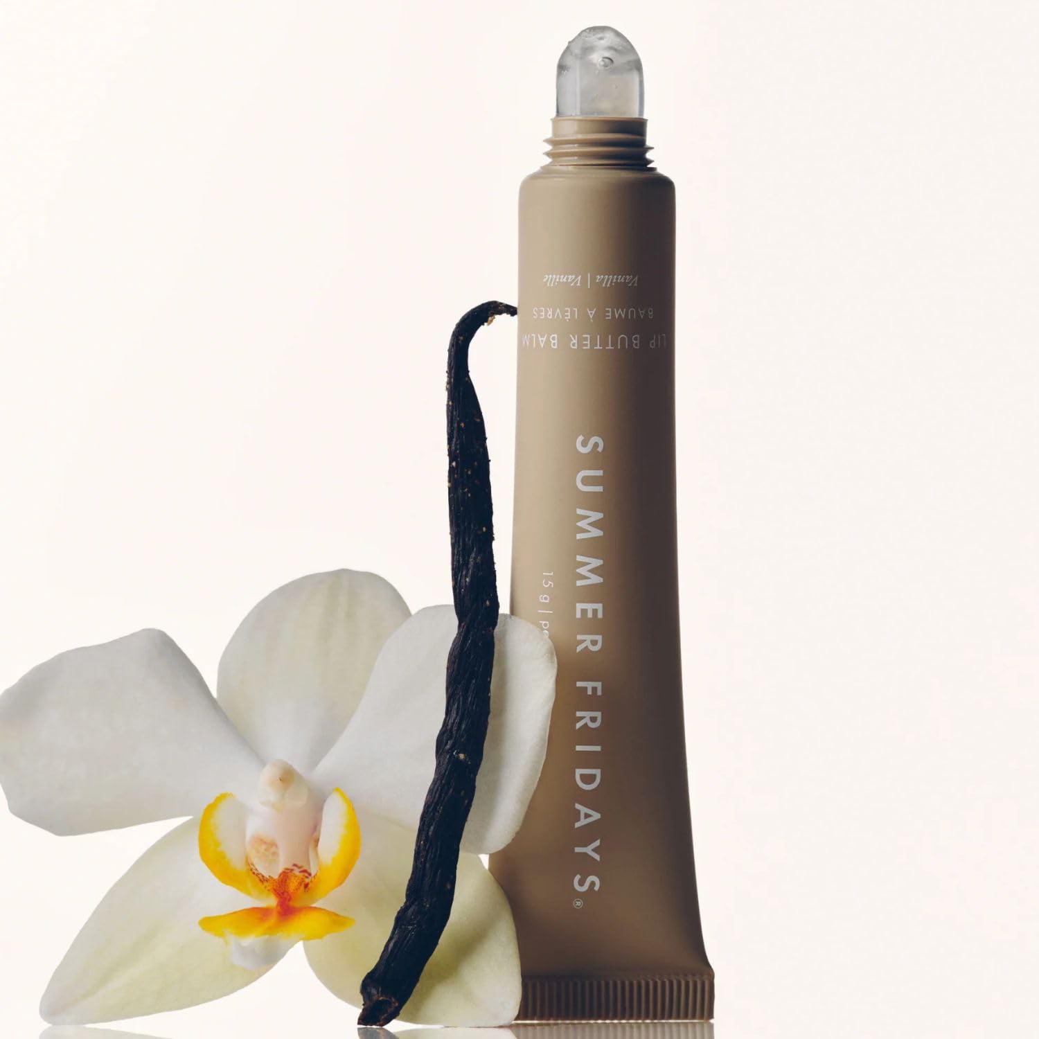 Summer Fridays Lip Butter Balm - Conditioning Lip Mask and Lip Balm for Instant Moisture, Shine and Hydration - Sheer-Tinted, Soothing Lip Care - Vanilla (.5 Oz) - Image 9