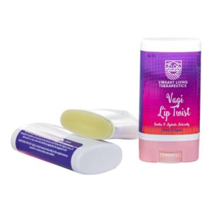 Menopause Intimate Dryness Support | External Vulvar Balm Stick |VagiLiptTwist by VLT| Non-Hormonal Intimate Moisturizer with Meadowfoam, Grapeseed and Chamomile | Discreet, Mess-Free Application