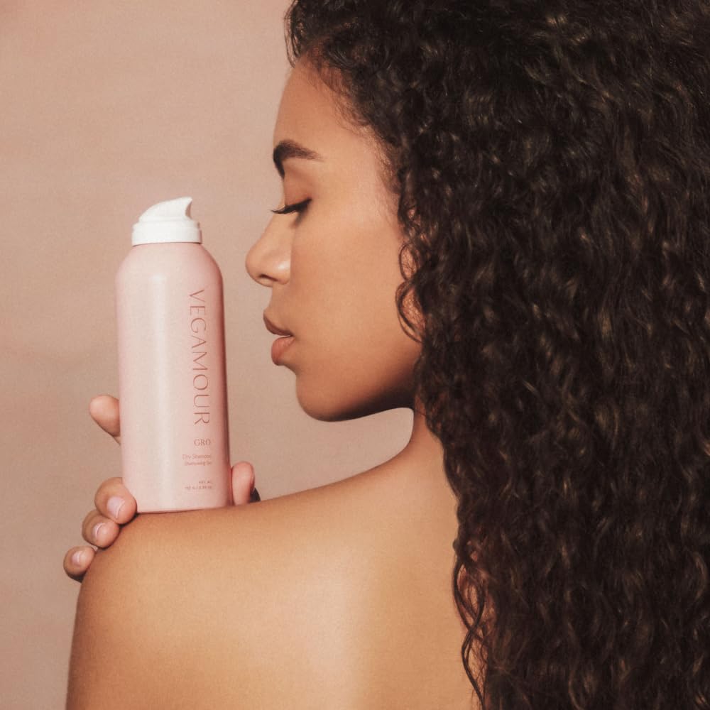 VEGAMOUR GRO Dry Shampoo, Volumizing Dry Shampoo Spray Formulated Without Benzene, Supports Thicker Fuller Looking Hair, Natural Citrus Scent - Image 6