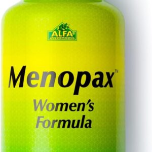 ALFA VITAMINS Menopax Women's Formula, Gluten Free Vitamin for Menstrual Health and Overall Wellness, Supports Joints, Energy, and Cycle Balance, Dietary Supplement for Women, 100 Capsules