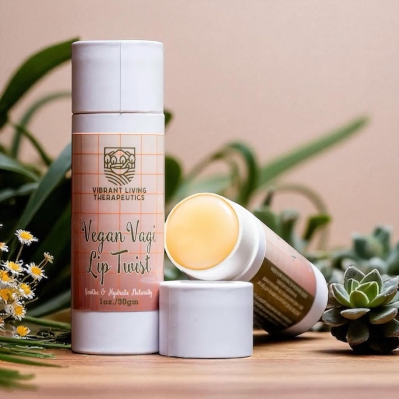 Vegan VagiLipTwist Menopause Balm by VLT| Hormone-Free, Beeswax-Free External Vaginal Moisturizer for Menopause Dryness| Plant-Based Intimate Balm| Eco-Friendly Paper Push-Up Tube| - Image 7