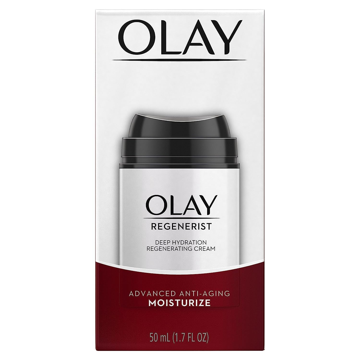 Olay Regenerist Deep Hydration Regenerating Cream Moisturizer, 1.7 fl oz - Image 2