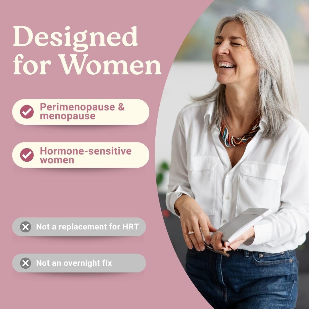 Swiss Activa+ Labs Total Menopause Support – Hormone Balance, Hot Flash Relief, Mood & Energy Boost, Gut Health, Vegan, Non-GMO Plant-Based Menopause Supplements for Women – 30-Day Supply - Image 5