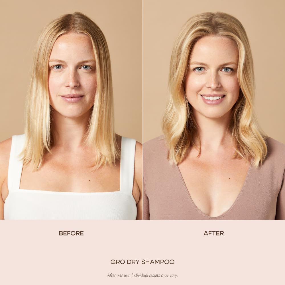 VEGAMOUR GRO Dry Shampoo, Volumizing Dry Shampoo Spray Formulated Without Benzene, Supports Thicker Fuller Looking Hair, Natural Citrus Scent - Image 2