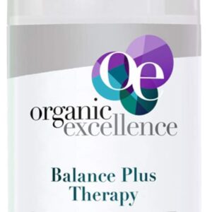 Organic Excellence Balance Plus Therapy - USP Bioidentical Organic Progesterone Cream for Women - with Phytoestrogens - for Menopause Relief and Natural Hormone Balance, 3.3 fl oz (100g)