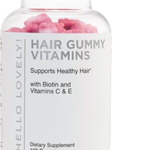 Hair Vitamins Gummies for Hair Growth - Hair, Skin & Nails Beauty Complex with 5000mcg Biotin per Serving - Supports Thicker, Stronger, Radiant-Looking Hair for Women & Men, Berry Flavor - 120 Gummies
