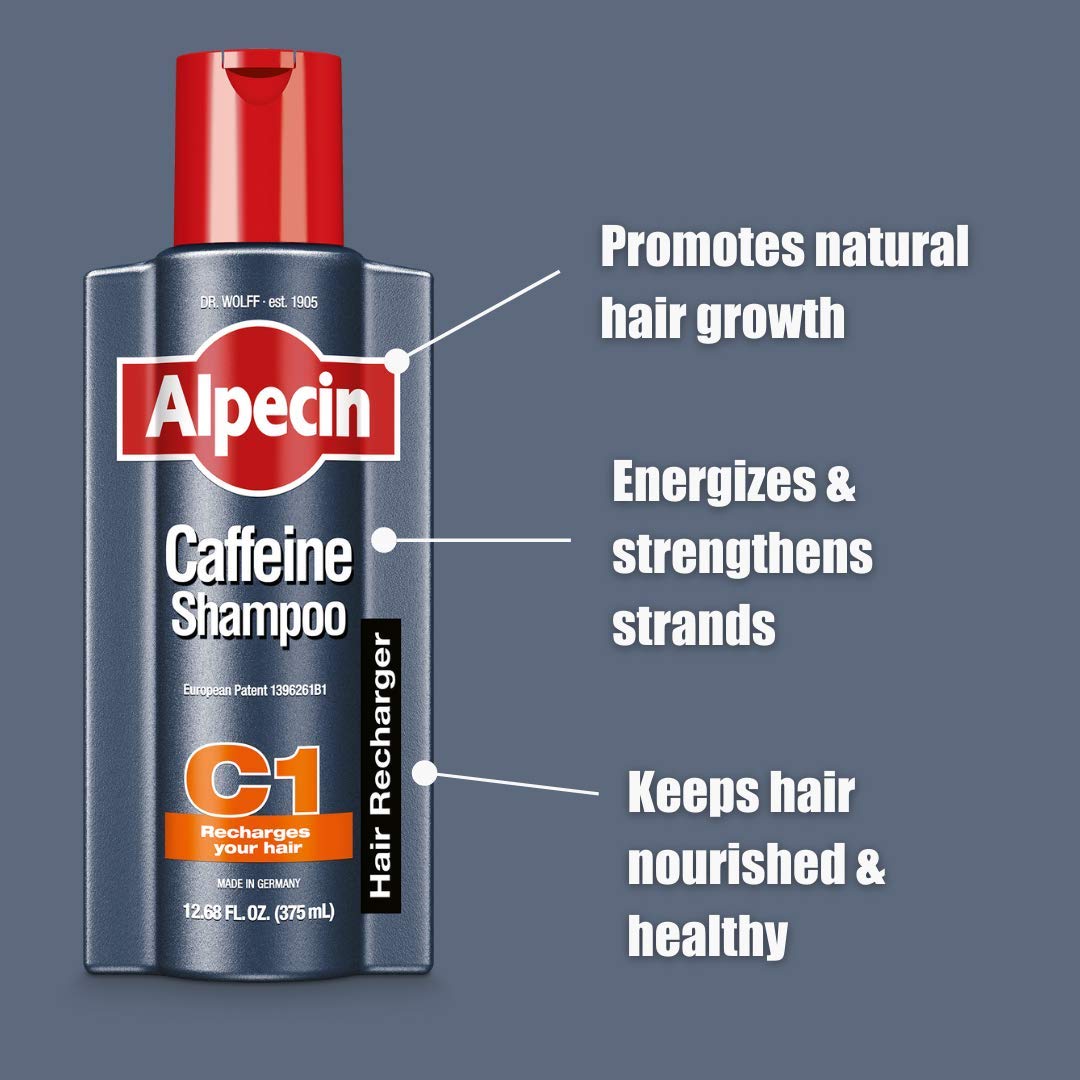 Alpecin C1 Caffeine Shampoo 8.45 Oz (Pack of 3) I Hair Performance Enhancer I Promotes Natural Hair Growth and Thickness I Energizes Scalp - Image 2