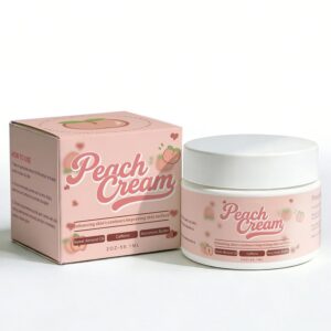 Peach Firming Body Cream | Skin Tightening Lotion Support for Sagging Skin & Cellulite Appearance | Hydrates & Moisturizing Legs, Thighs, Belly, Arms | Fast-Absorbing, Non-Greasy Formula