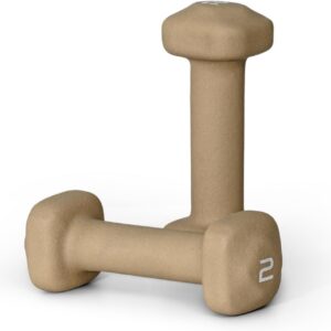 Tone Fitness Neoprene Dumbbell Weight Pairs with Anti-Roll Square Head | Multiple Options