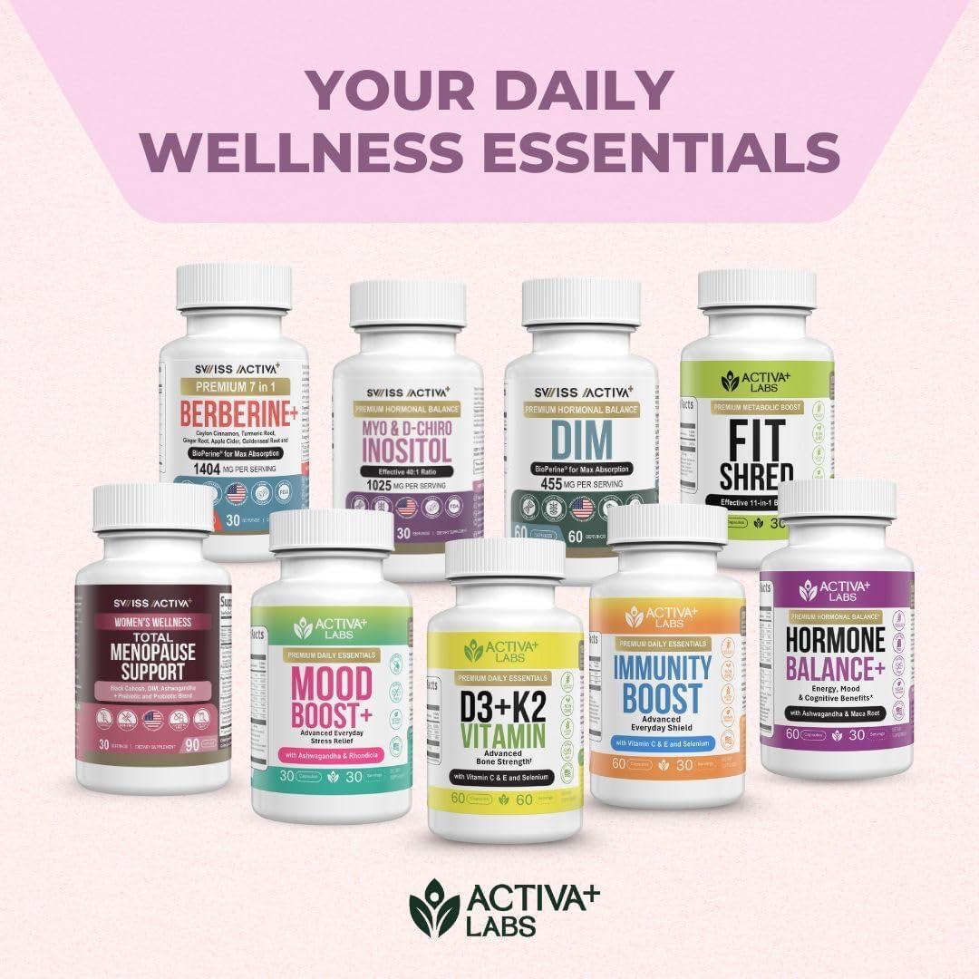 Activa Labs+ Hormone Balance for Women | Boost Energy, Mood, Libido and Focus | Supports Cycle&Menopause Comfort | Gluten, Soy&Lactose Free | 30 Day Supply - Image 11