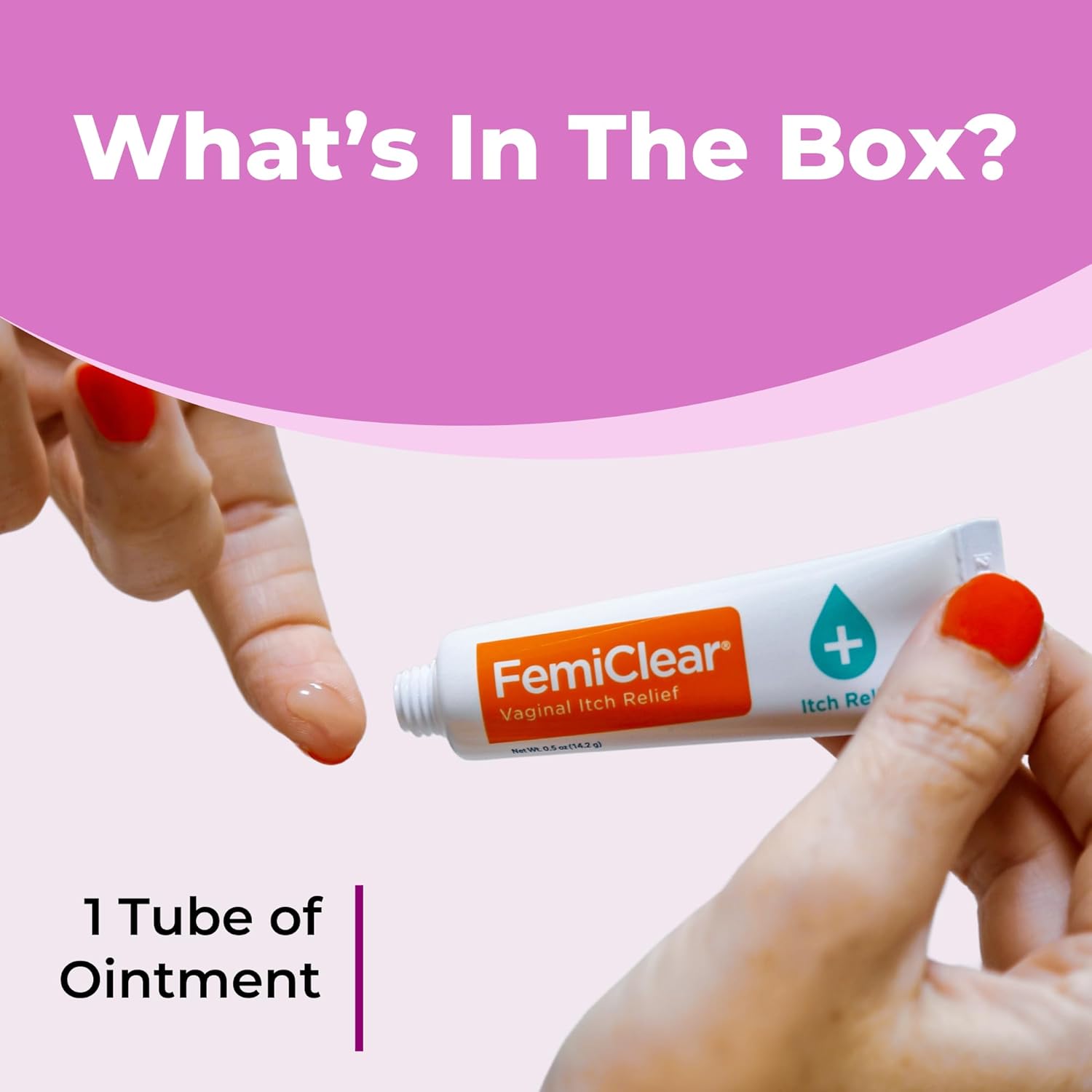FemiClear Vaginal Itch Relief | Fast Feminine Itch Relief | Made with All-Natural & Organic Ingredients | Feminine Hygiene Products | Vaginal Health | Relieve External Itch | 0.5oz Tube - Image 4