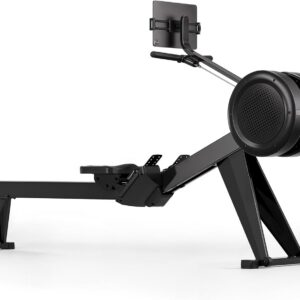 YOSUDA R2 Rowing Machine for Home, Professional Adjustable Air Resistance Rower Machines with Self-Powered Monitor, 53.7'' Row Rail, Ergonomic Comfort Seat, Easy Storage
