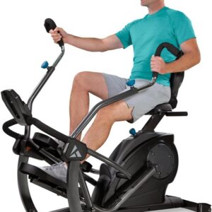 Teeter FreeStep Recumbent Cross Trainer Stepper, Zero-Impact Exercise Bike Alternative w/Patented Physical Therapy Stride, Up to 350lb, Free App w/Trainer Workouts