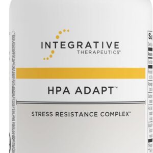Integrative Therapeutics HPA Adapt - Adaptogenic Supplement for Stress Support* - Includes Ashwagandha, Rhodiola & Other Adaptogenic Herbs* - Vegan, Dairy-Free & Gluten-Free - 120 Capsules