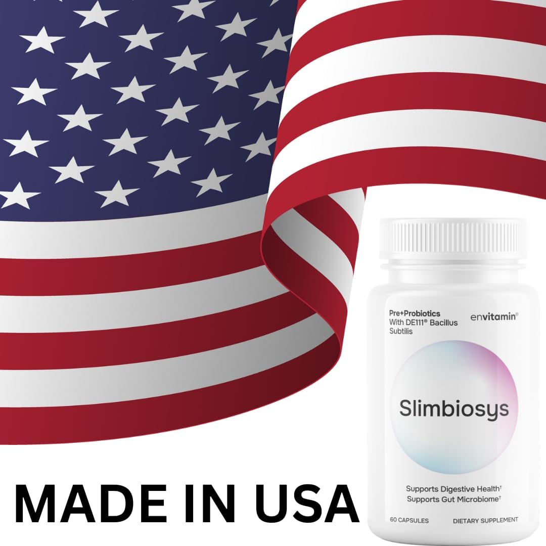 envitamin Slimbiosys Ultra Probiotic Capsule - Pre & Probiotics for Women & Men - Support Your Microbiome - Image 10