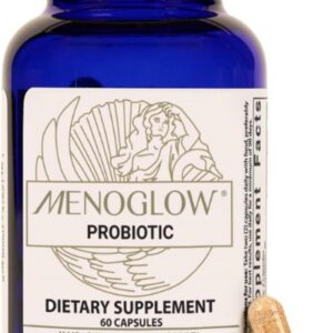 MENOLABS MenoGlow Dietary Supplement for Menopause Relief - 60 Capsules - Nutritional Supplement With Vitamin C & Hyaluronic Acid, Supports Hair, Skin & Nails Reduces Hot Flashes & Supports Gut Health