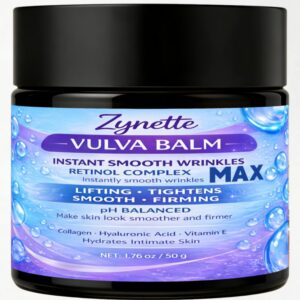 Retinol Complex Vulva Balm Vaginal Moisturizer pH Balanced Collagen Hyaluronic Acid Vitamin E Blue Purple 1.76 Oz 1 Pack MAX