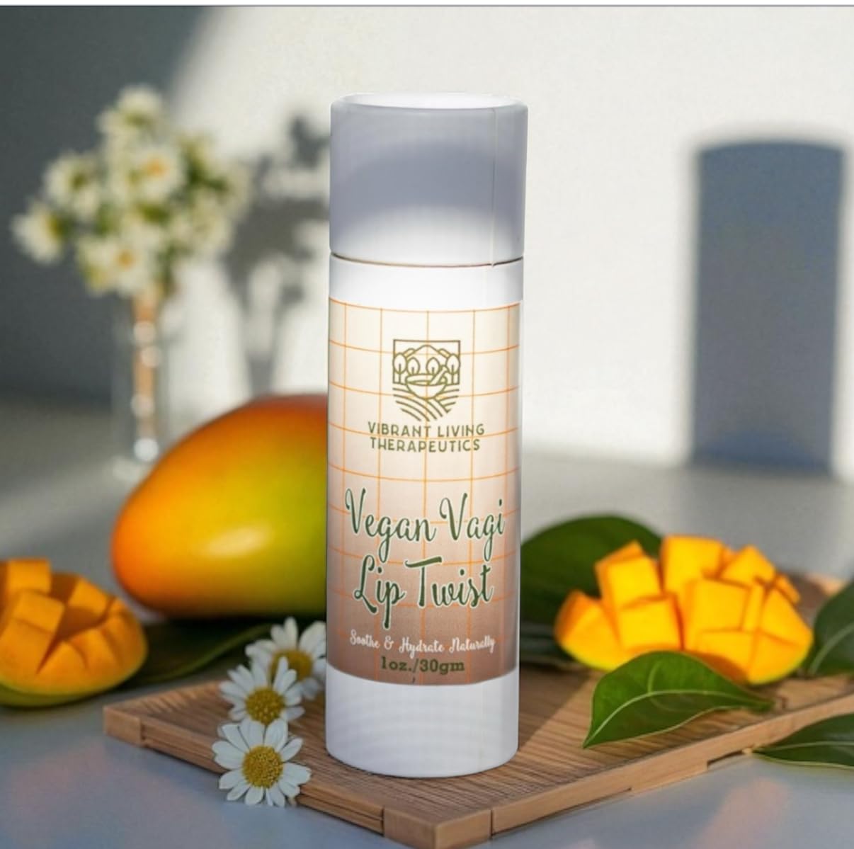 Vegan VagiLipTwist Menopause Balm by VLT| Hormone-Free, Beeswax-Free External Vaginal Moisturizer for Menopause Dryness| Plant-Based Intimate Balm| Eco-Friendly Paper Push-Up Tube| - Image 3