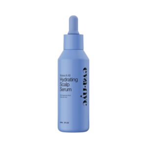 Eva NYC Hydrating Scalp Treatment Serum - Hyaluronic Acid + Glycolic Acid - Lightweight, Fast Absorbing - Reduce Dryness + Restore - For Dry Scalp - Jasmine Scent -Travel Size 2 fl oz
