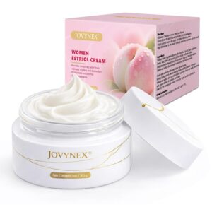 Bioidentical Estriol Cream for Menopausal Women: Natural Vaginal Care for Dryness, Refreshing Fast-Absorbing, 1oz 30-Day Supply