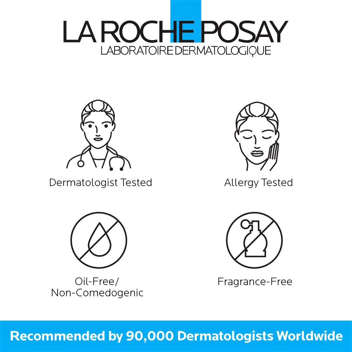 La Roche-Posay Toleriane Sensitive Fluide Protective Moisturizer, Lightweight Oil-Free Face Moisturizer, For Sensitive Skin - Image 5