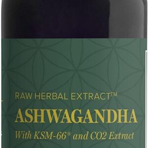 Global Healing Center - Organic Ashwagandha Supplements Drops - KSM-66 Ashwagandha Extra Strength for Men & Women, Helps Promote Relief from Stress, Mood Support, Organic (2 Fl Oz)