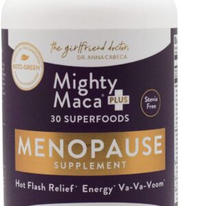 Menopause Support Capsules by Dr. Anna Cabeca – Plant-Based Supplement with Maca, Ashwagandha, and Adaptogens for Mood, Energy & Hormone Balance – 180 Capsules