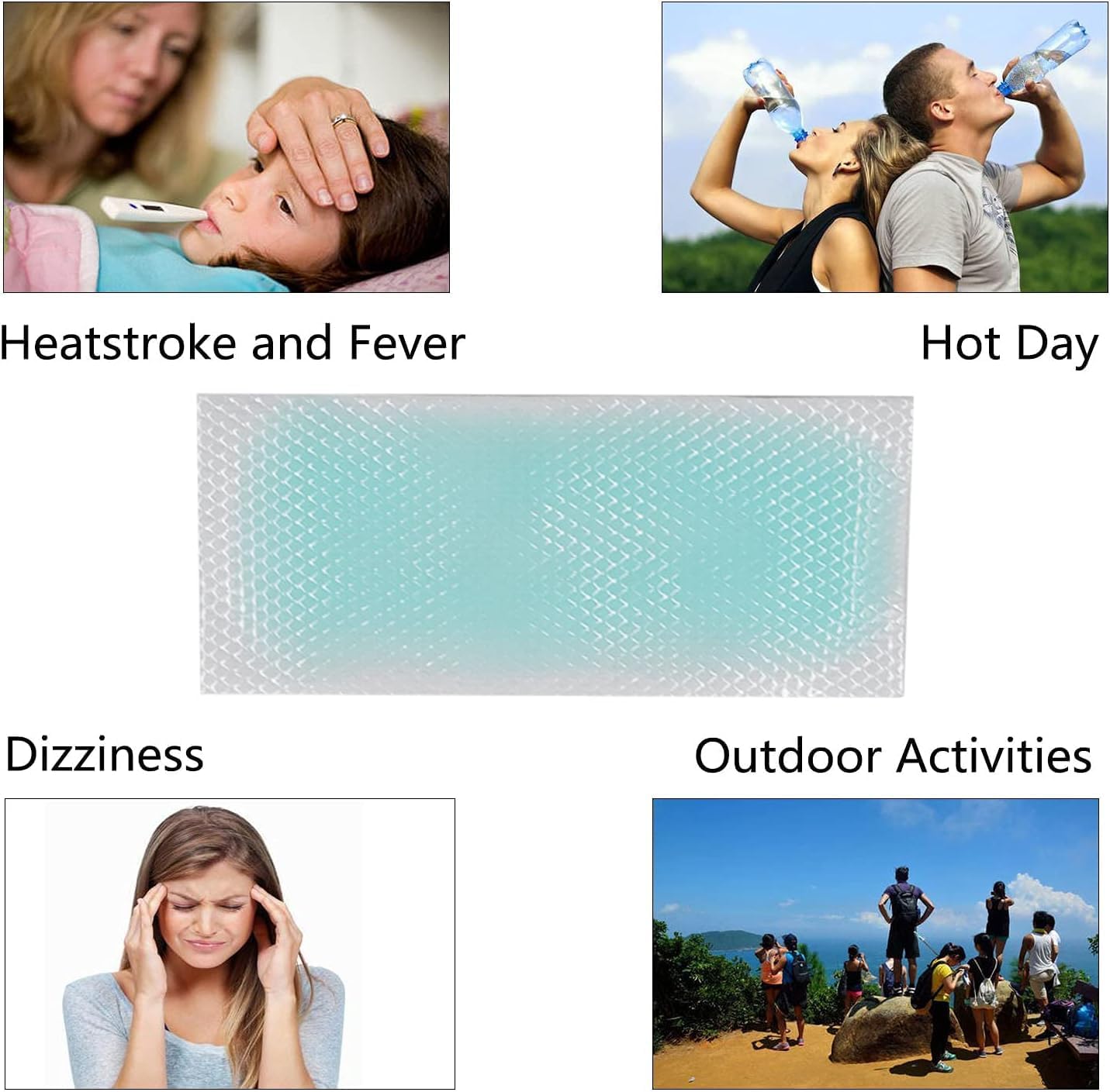 10 Sheets Cooling Patches for Body Cooling, Mobile Phone Cooling - Image 5